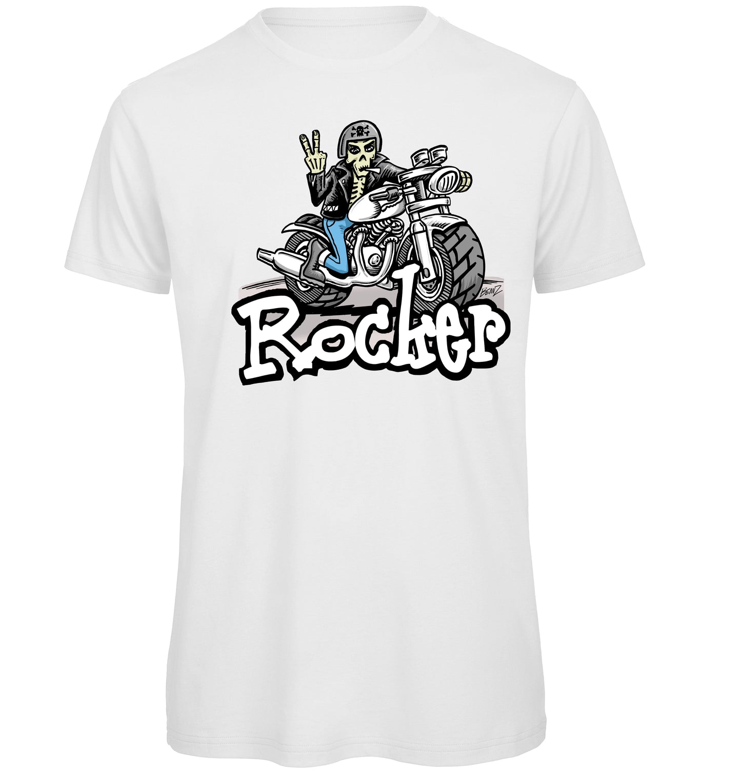 Biker Rocker T-Shirt - Scattee