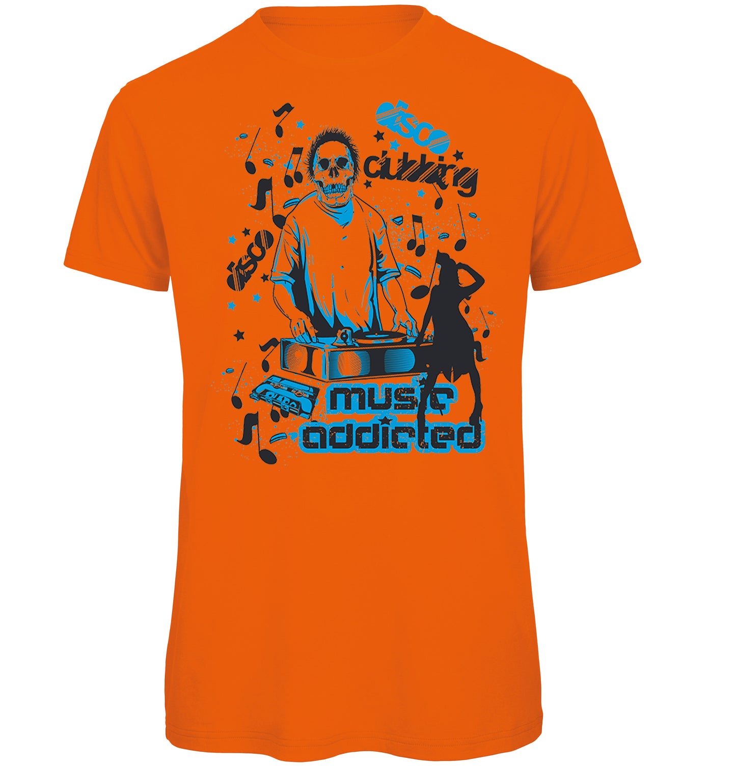 Addicted to Music Retro T-Shirt - Scattee