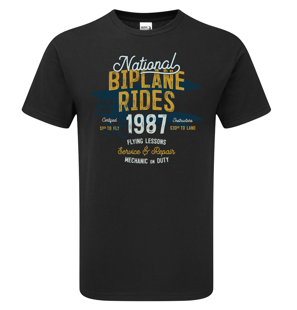 Vintage Bi-Plane T-Shirt