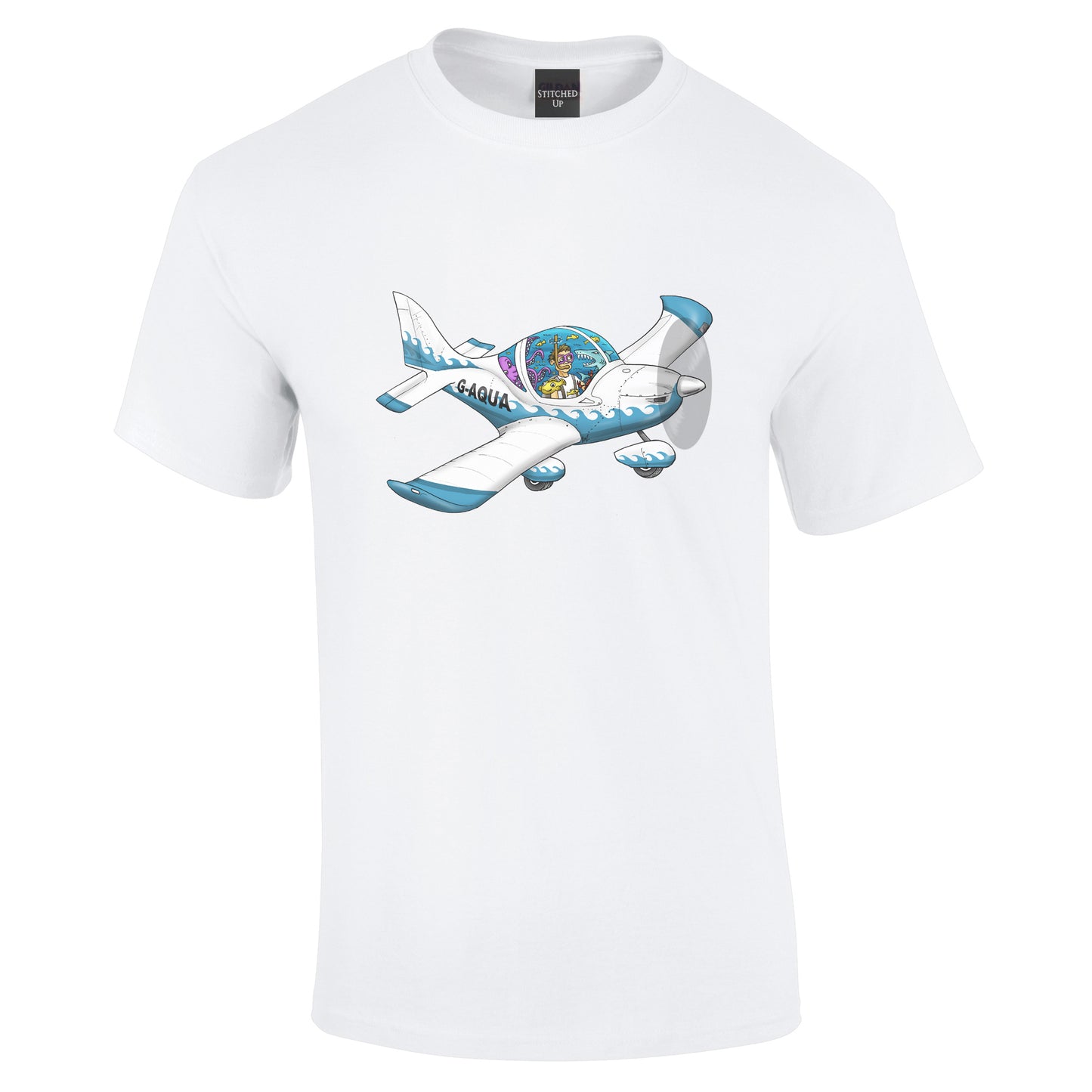 Eurostar EV97 Aqua Fish tank Cartoon T-Shirt