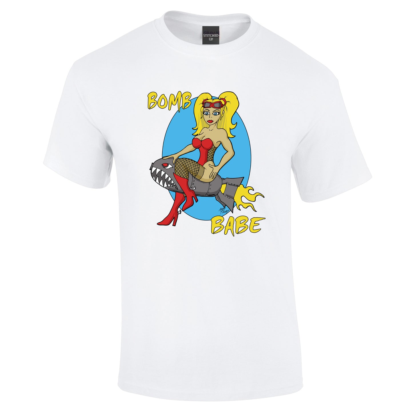 Bomb Babe Aircraft Nose Art T-Shirt