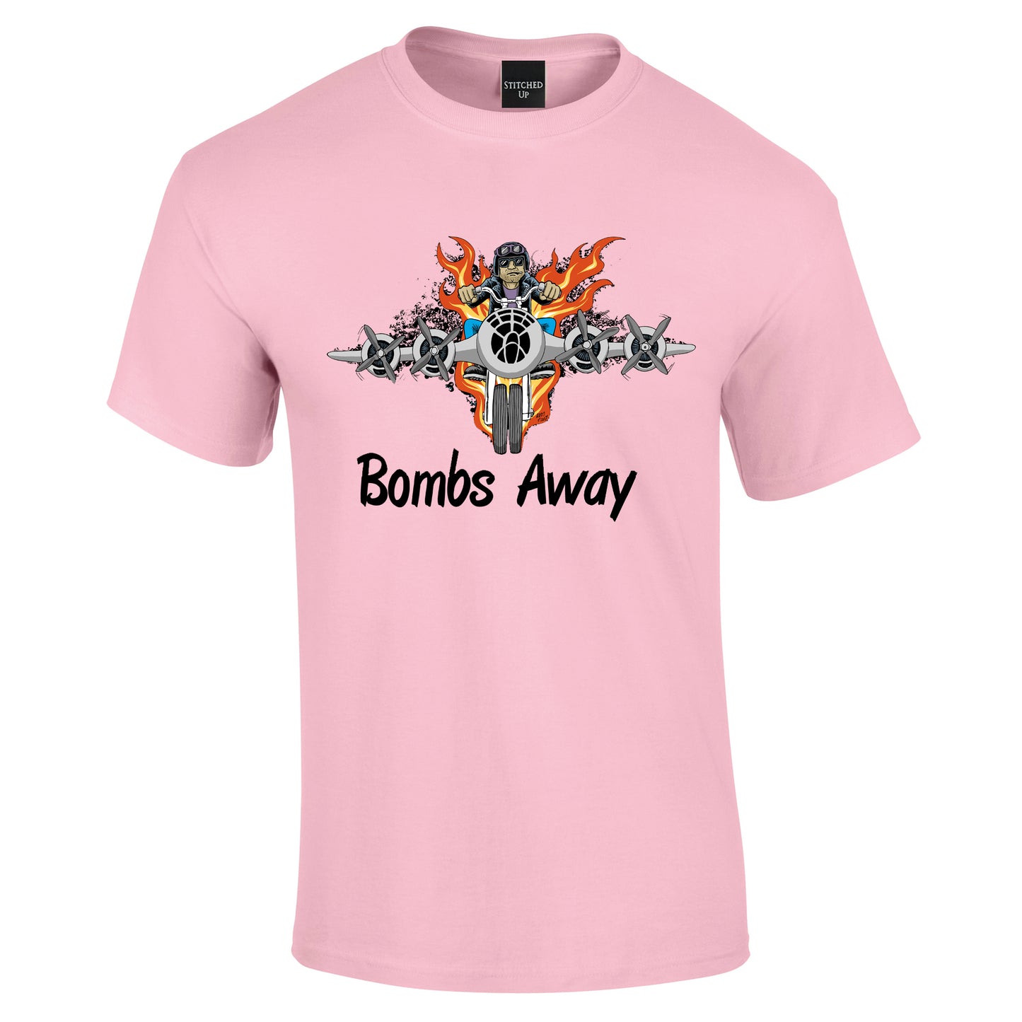 Bombs away Biker Aviation T-Shirt