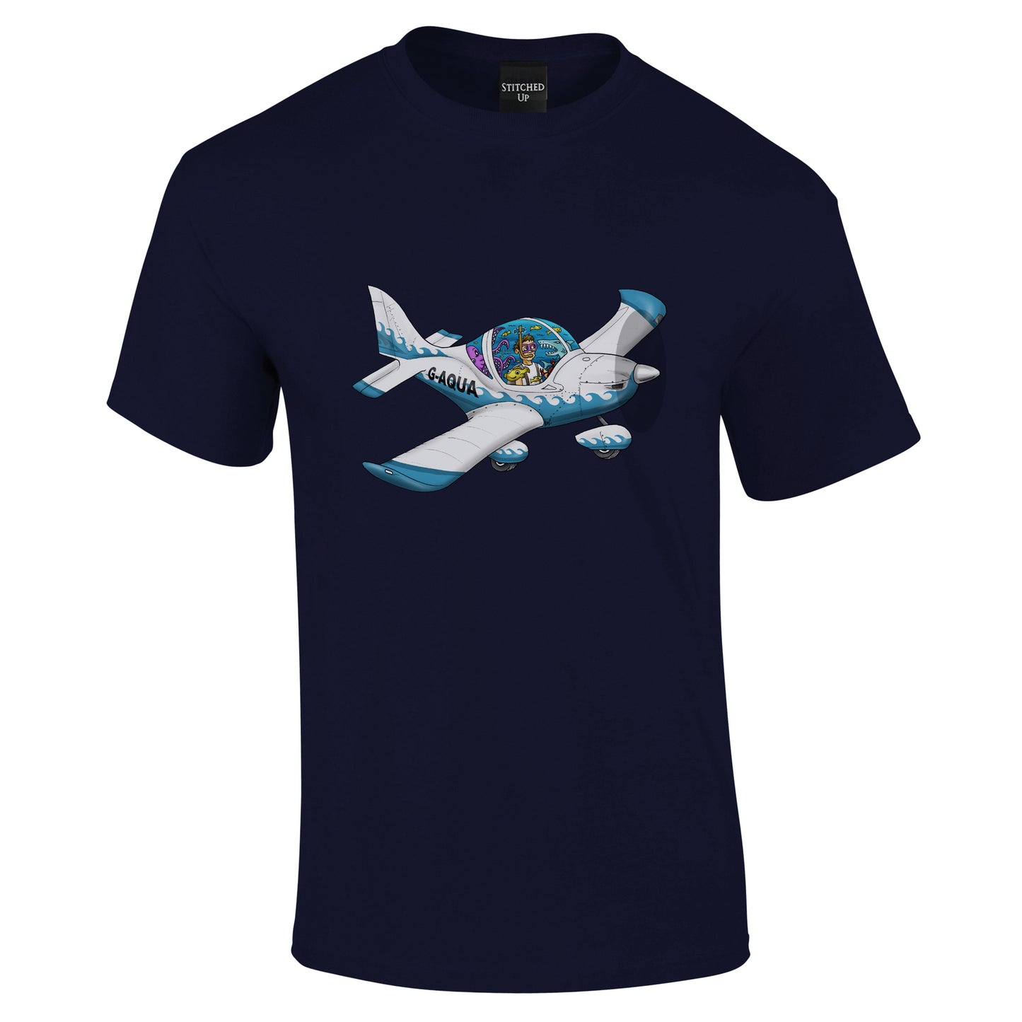 Eurostar EV97 Aqua Fish tank Cartoon T-Shirt