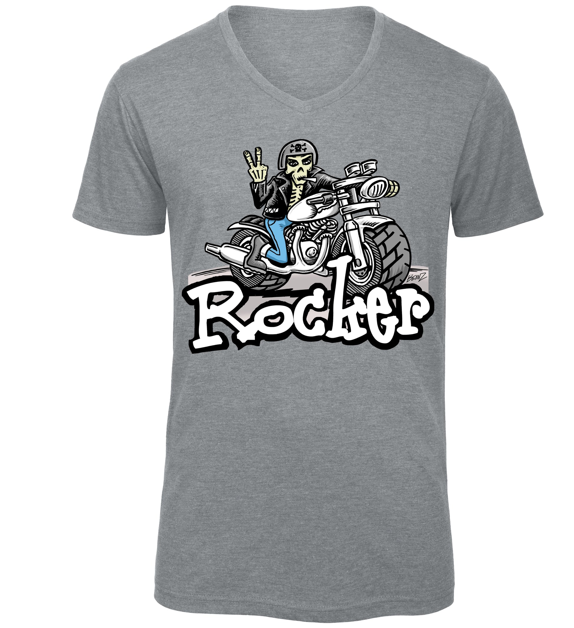 Biker Rocker T-Shirt - Scattee