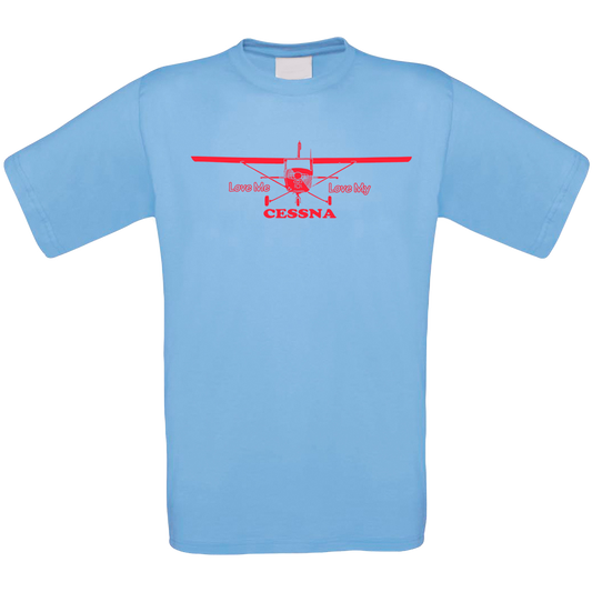 Love Me Love My Cessna Crew Neck T-Shirt